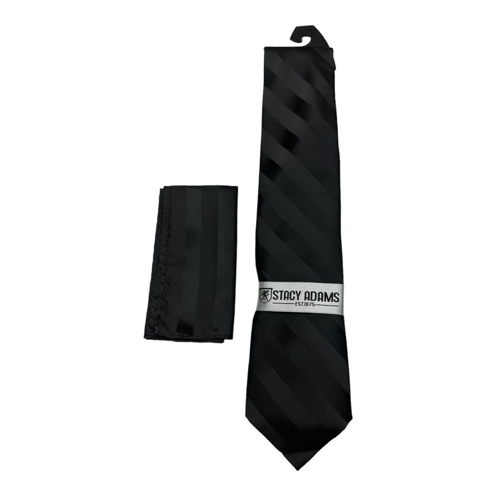 Stacy Adams Formal Stripe Tie Set OS